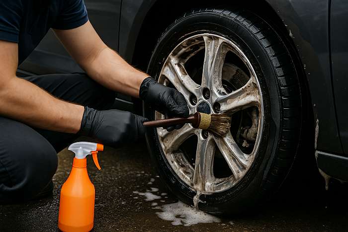myjnia Warszawa - mycie felg