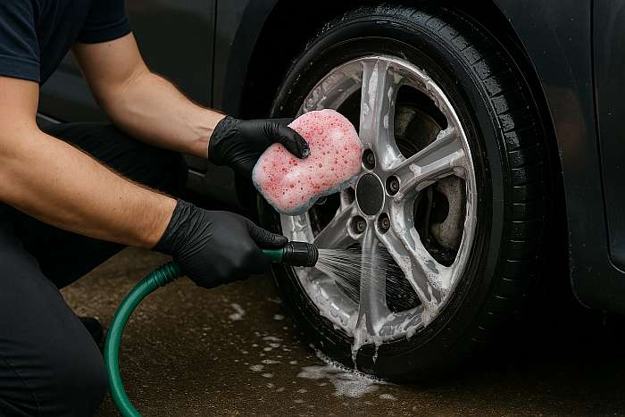 pielęgnacja felg samochodowych
